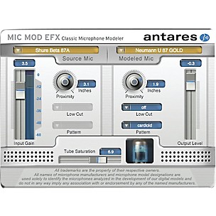 Antares Mic Mod EFX (VST/ AU/ RTAS) Software Download