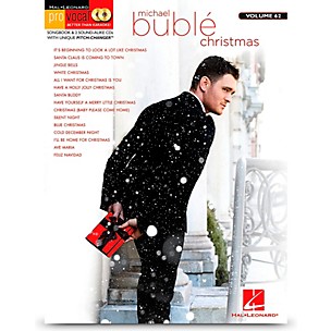 Hal Leonard Michael Buble Christmas - Pro Vocal Men's Edition Volume 62 Book/2 CD's