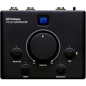 PreSonus MicroStation BT 2.1 Monitor Controller With BT Input and Dedicated Subwoofer Output