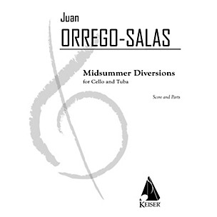 Lauren Keiser Music Publishing Midsummer Diversion, Op. 99 (for Tuba and Cello) LKM Music Series Composed by Juan Orrego-Salas