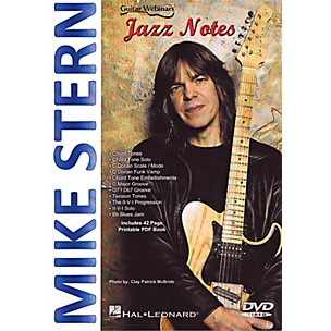 Hal Leonard Mike Stern - Jazz Notes DVD