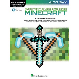 Hal Leonard Minecraft - Music From the Video Game Series Play-Along Book/Online Audio for Alto Sax