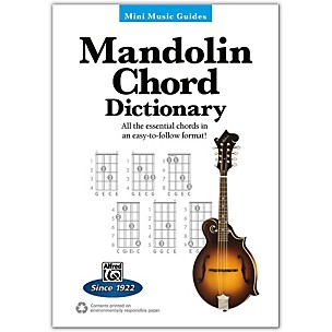 Alfred Mini Music Guides: Mandolin Chord Dictionary Book