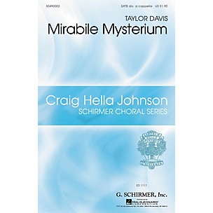 Positive Grid Mirabile Mysterium (Craig Hella Johnson Choral Series) SATB DV A Cappella composed by Taylor Davis