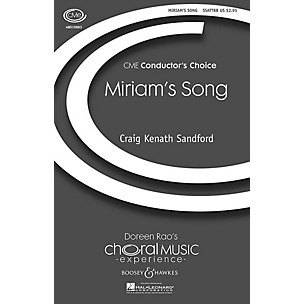 Boosey and Hawkes Miriam's Song (CME Conductor's Choice) SSATTBB composed by Craig Kenath Sandford