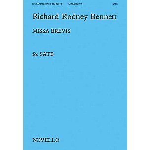 Novello Missa Brevis SATB Composed by Richard Rodney Bennett