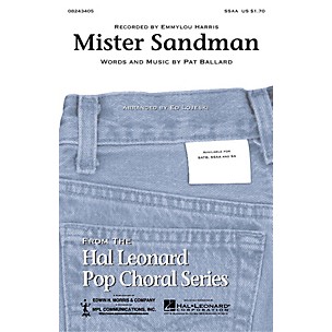 Hal Leonard Mister Sandman SSAA by Emmylou Harris arranged by Ed Lojeski