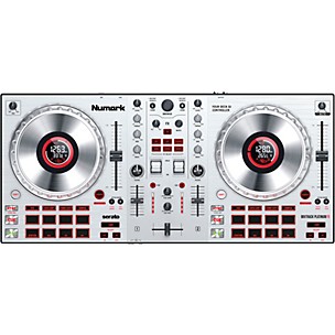 Numark Mixtrack Platinum FX Silver DJ Controller With In-Wheel Display