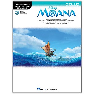 Hal Leonard Moana for Cello - Instrumental Play-Along Book/Audio Online