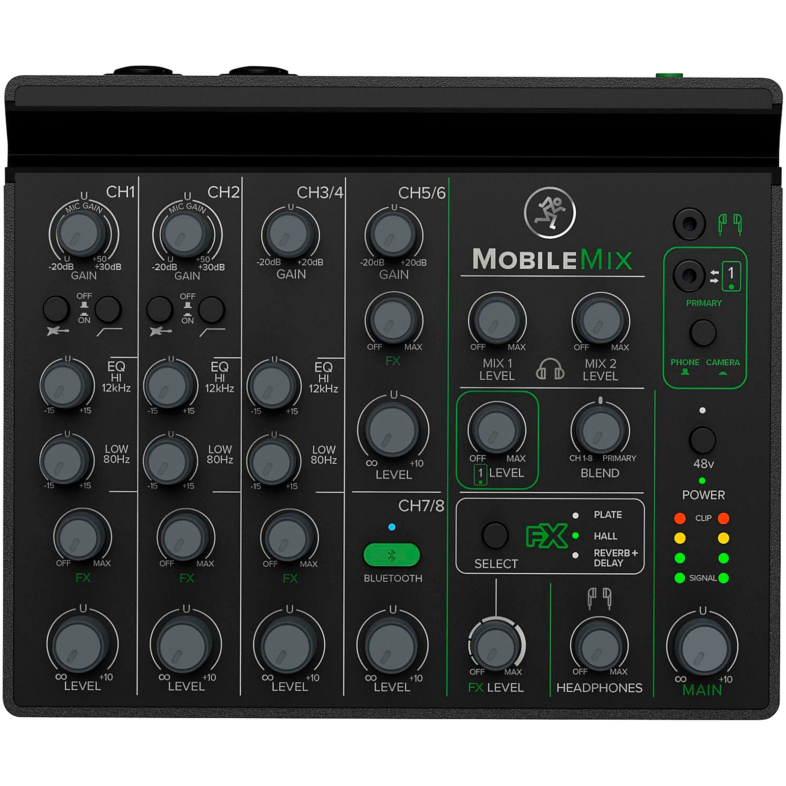 MACKIE MobileMix 8ch USB電源対応ミキサー 配信・録音用 Mackie MobileMix 8-Channel USB-Powerable Mixer for A/V Production