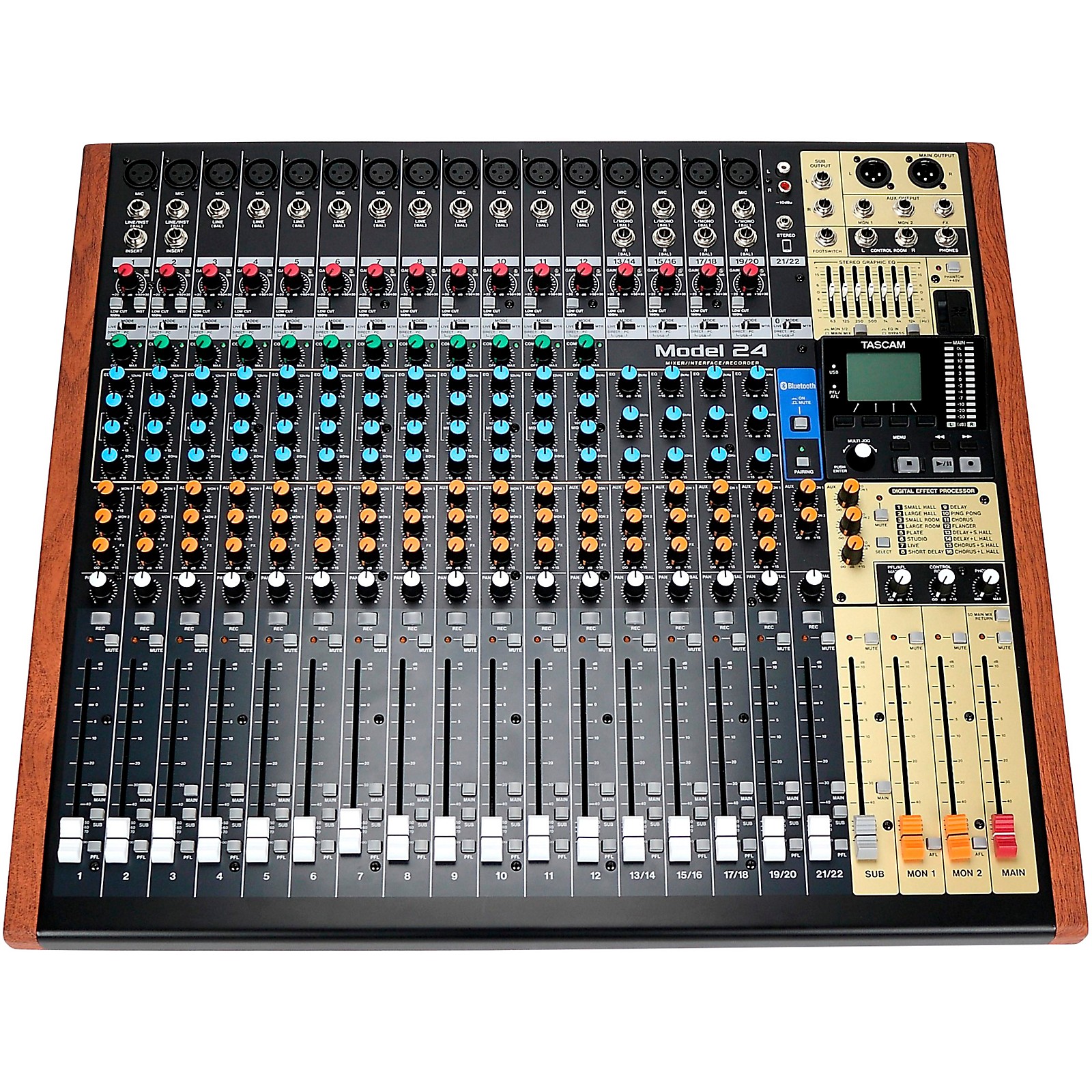 TASCAM Model 24 24-Channel Multitrack Recorder With Analog Mixer & USB  Interface | Music & Arts