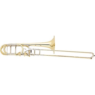 S.E. SHIRES Model Q36Y Q Series Professional Bass Trombone with Axial-Flow Valves