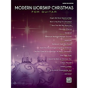 Alfred Modern Worship Christmas for Guitar Songbook Guitar TAB Edition