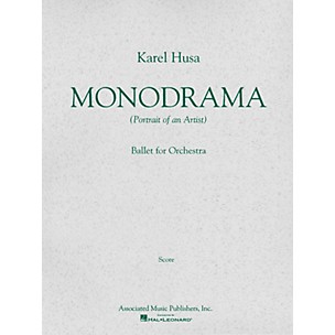 Associated Monodrama (Portrait of an Artist) (Miniature Full Score) Study Score Series Composed by Karel Husa