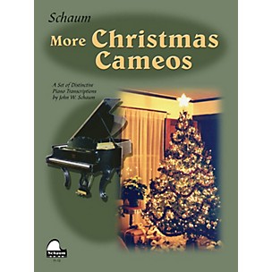 Schaum More Christmas Cameos (Level 6 Early Advanced Level) Educational Piano Book