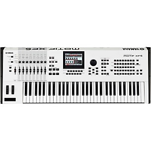 Yamaha Motif XF6 White 61 Key Workstation