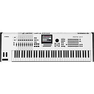 Yamaha Motif XF7 White 76 Key Workstation