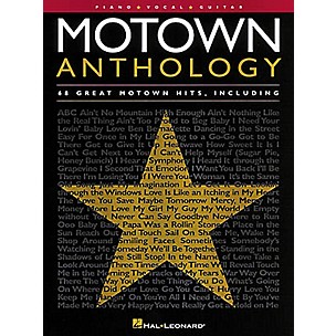 Hal Leonard Motown Anthology Piano, Vocal, Guitar Songbook