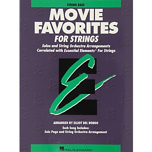 Hal Leonard Movie Favorites String Bass Essential Elements