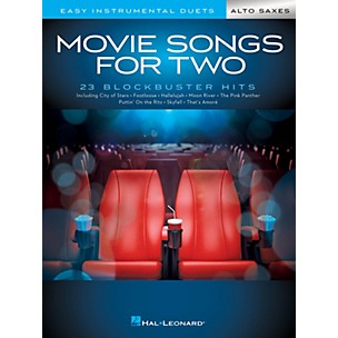 Hal Leonard Movie Songs for Two Alto Saxes (Easy Instrumental Duets) Easy Instrumental Duets Series Softcover