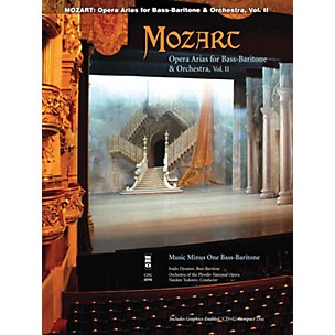 Nektar Mozart Opera Arias for Bass Baritone and Orchestra - Vol. II Music Minus One Softcover with CD by Mozart