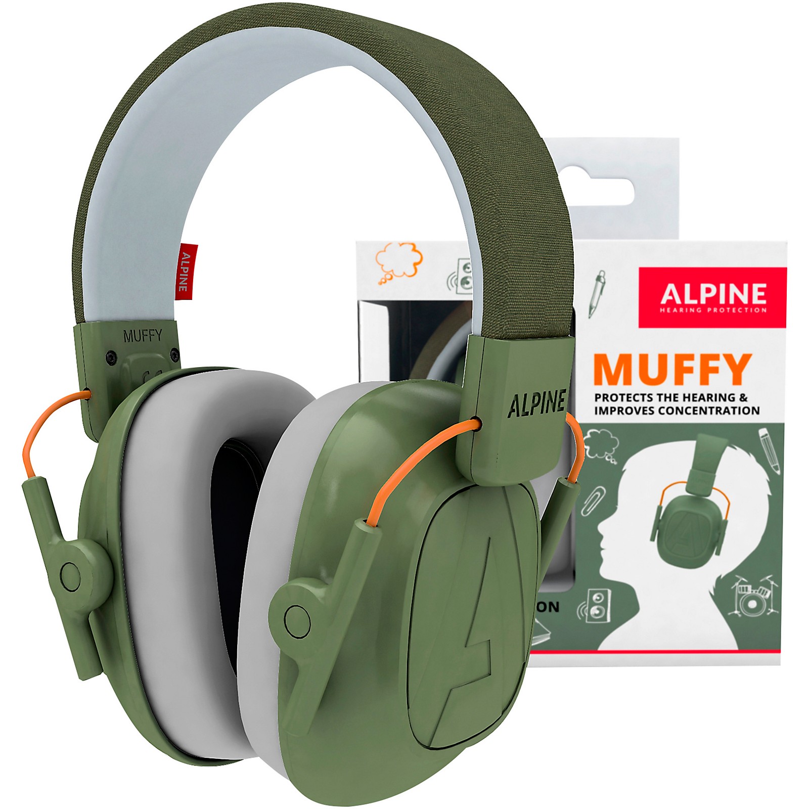 Alpine Hearing Protection Muffy Kids Protective Headphones | Music