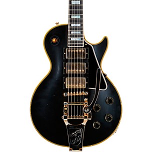 Gibson Custom Murphy Lab 1957 Les Paul Custom Reissue 3-Pickup Bigsby Light Aged Electric Guitar