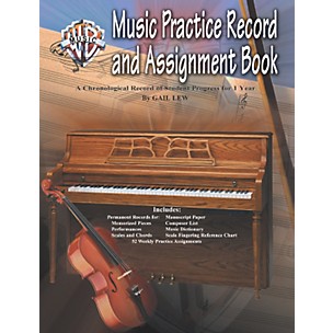 Alfred Music Practice Record and Assignment Book