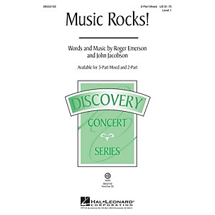 Hal Leonard Music Rocks! (Discovery Level 1) 2-Part Composed by Roger Emerson