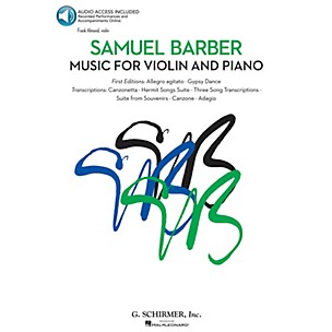 G. Schirmer Music for Violin and Piano String Solo Series Softcover Audio Online Performed by Frank Almond