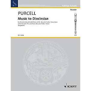 Schott Music to Dioclesian (Score and Parts) Schott Series