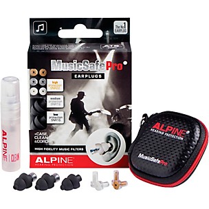 Alpine Hearing Protection MusicSafe Pro Earplugs (Black)