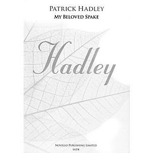 Novello My Beloved Spake SATB, Organ Composed by Patrick Hadley