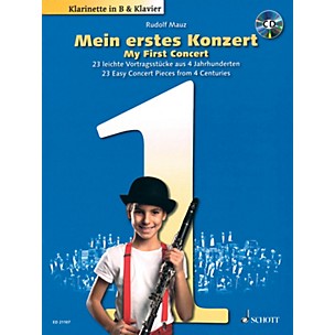 Schott My First Concert - 23 Easy Concert Pieces from 4 Centuries Woodwind Solo Series BK/CD