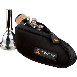 Protec N264 Neoprene Series Trombone/Alto Saxophone Mouthpiece Pouch With Zipper