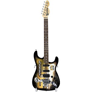 Woodrow Guitars NFL 10-In Mini Guitar Collectible