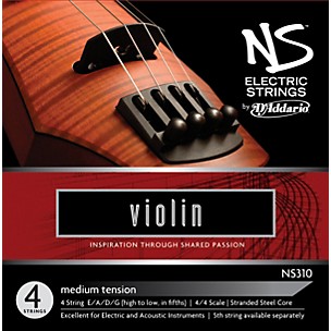 D'Addario NS310 NS Electric Violin Strings