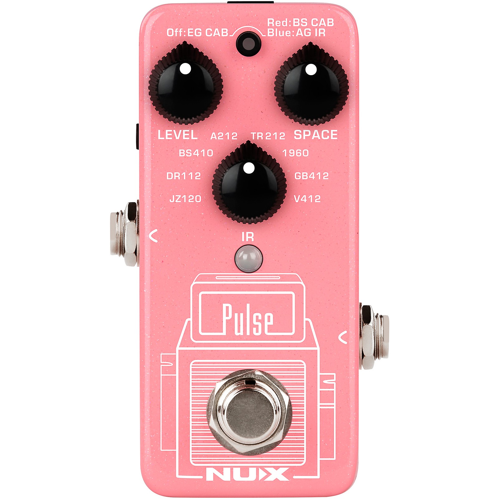 NUX Pulse NSS-4 IRローダー NUX NSS-4 Pulse Mini IR Loader Pedal for Guitar and Bass
