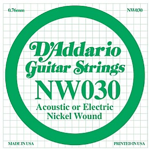 D'Addario NW030 Nickel Wound Electric Guitar Strings