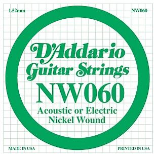 D'Addario NW060 Single Nickel Wound