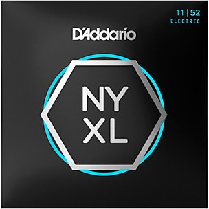 D'Addario NYXL Medium Top/Heavy Bottom Electric Guitar Strings 11-52