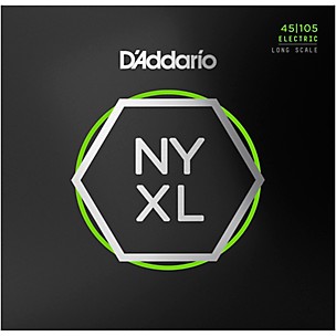 D'Addario NYXL45105 Gauge NPS Long-Scale Bass Strings - (45-105)