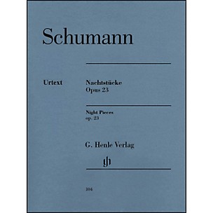 G. Henle Verlag Nachtst¼cke, Op. 23 (Night Pieces) By Schumann