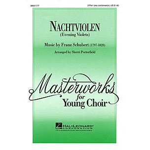 Hal Leonard Nachtviolen (Evening Violets) 2-Part any combination arranged by Sherri Porterfield