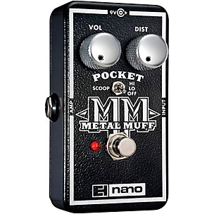 Electro-Harmonix Nano Pocket Metal Muff Distortion Guitar Effects Pedal