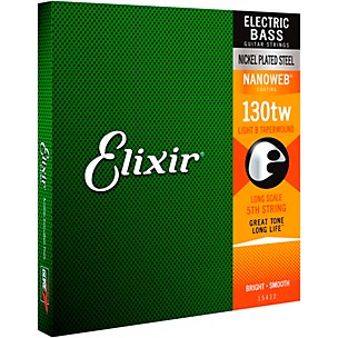 Elixir NanoWeb Single .130 Taper Wound Electric Bass Guitar String