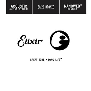 Elixir Nanoweb .024 Acoustic Guitar Strings