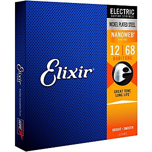 Elixir Nanoweb Baritone Electric Guitar Strings