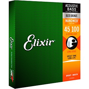 Elixir Nanoweb Light Acoustic Bass Strings