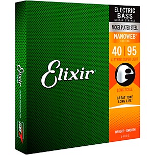 Elixir Nanoweb Super Light Electric Bass Strings